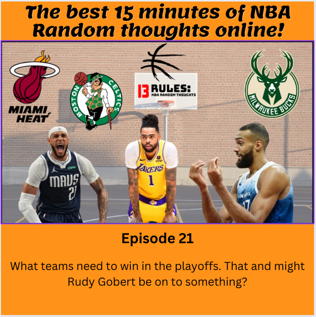 13 Rules: NBA Random Thoughts - March 16, 2024