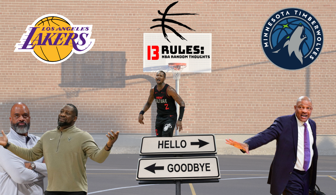 13 Rules: NBA Random Thoughts - January 27, 2024
