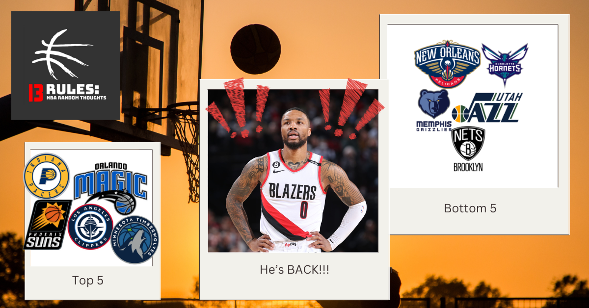 The Shot Clock Pod - Dame's Return to Portland and Ranking 10 Franchises Still Chasing a Ring