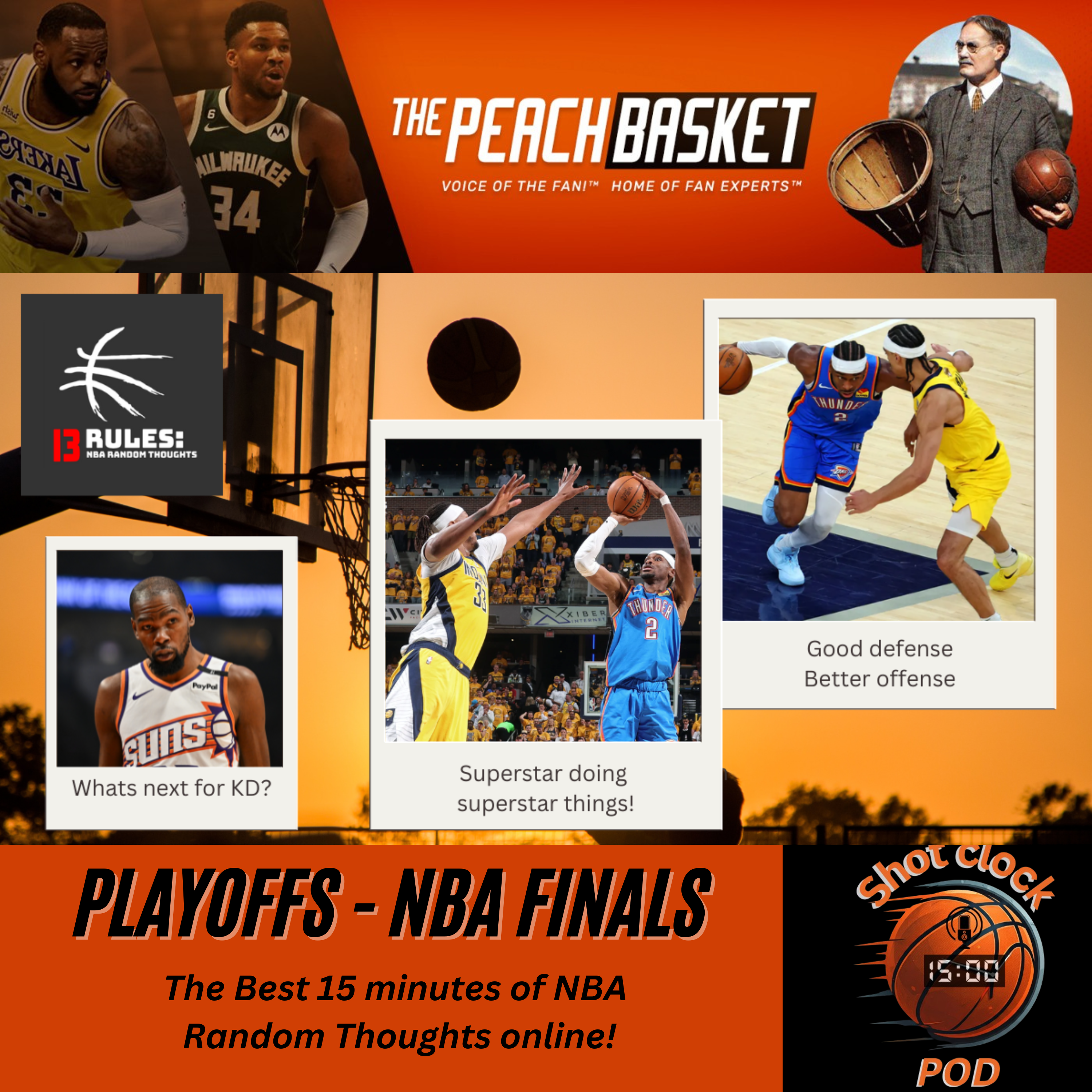 The Shot Clock Pod - NBA 2024-25 Playoffs Finals TIED 2-2